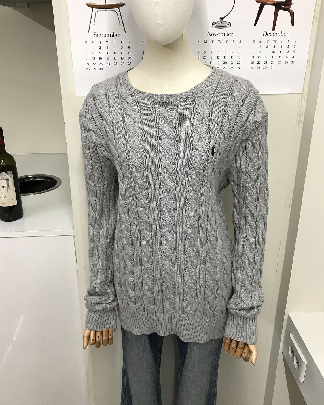 폴로 케이블 니트 상품이미지7