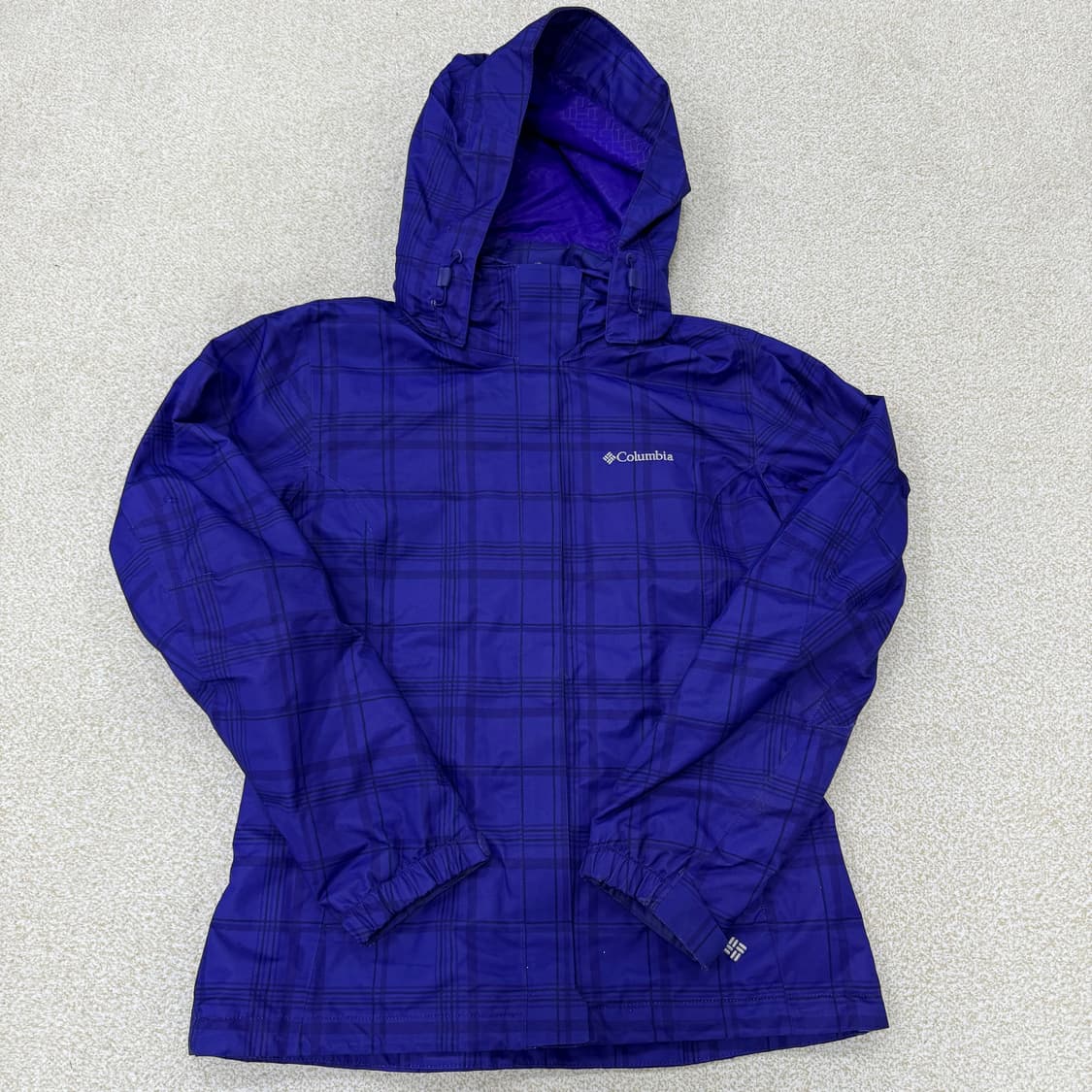 [L] 컬럼비아 체크패턴 원드 후드자켓 1230T2 상품이미지1
