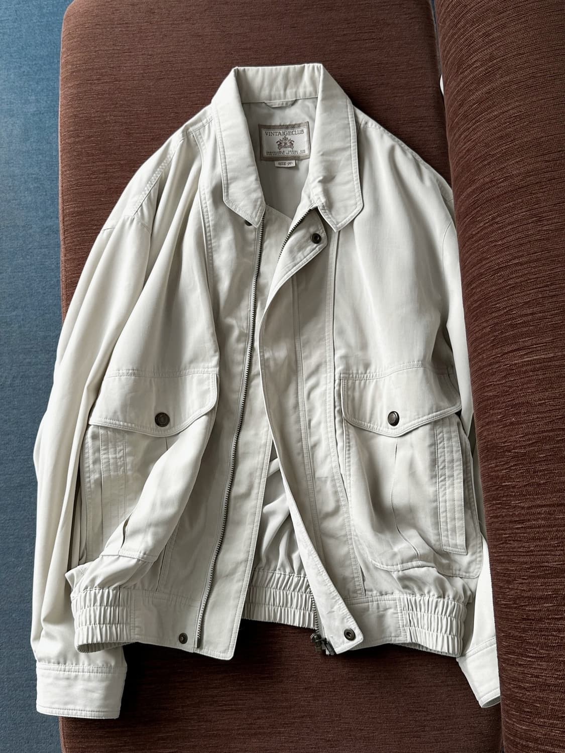 High count poly volume blouson 상품이미지1