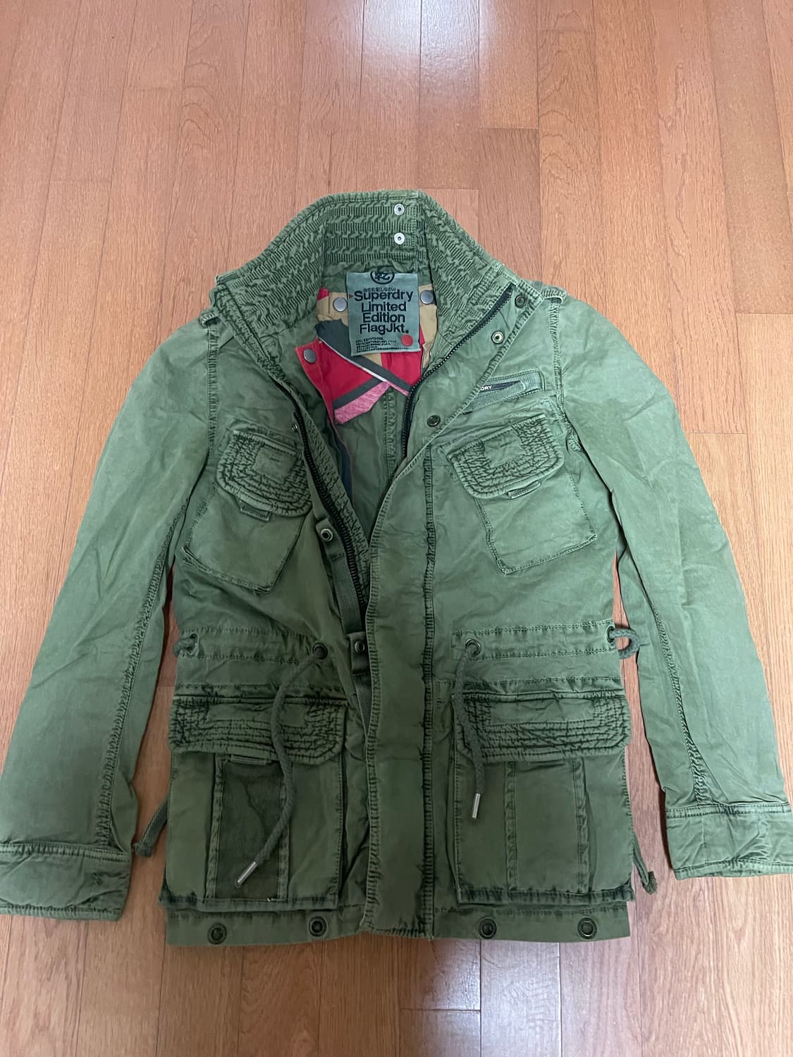 Superdry Limited Edition 밀리터리 플래그 자켓 S 상품이미지1