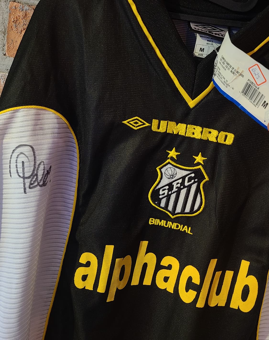 브라질 산투스 00시즌 택, 펠레 싸인 유니폼 상품이미지7