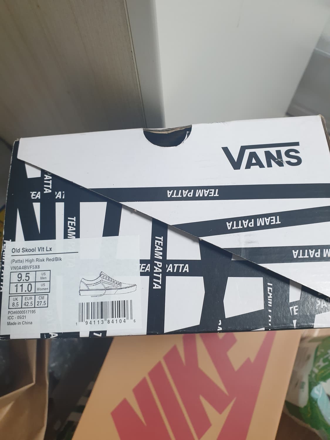 반스 x 파타 patta 볼트 올드스쿨 레드 VLT LX 275 상품이미지9