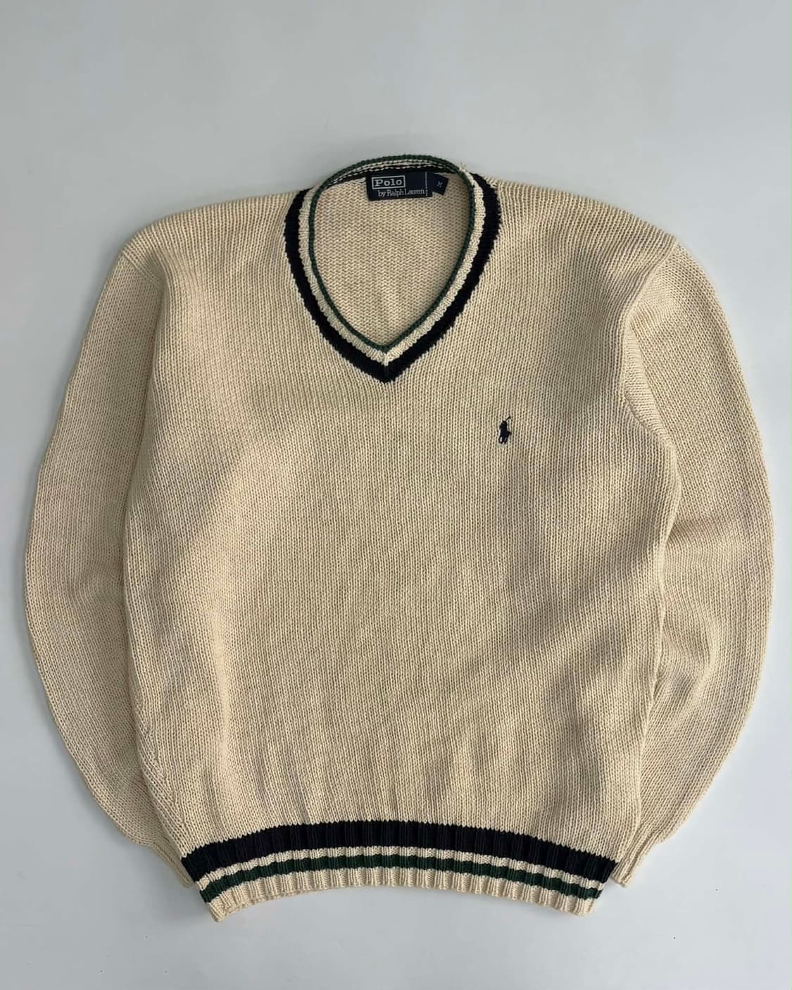 [M] Polo Ralph Lauren V-neck cotton knit 상품이미지1