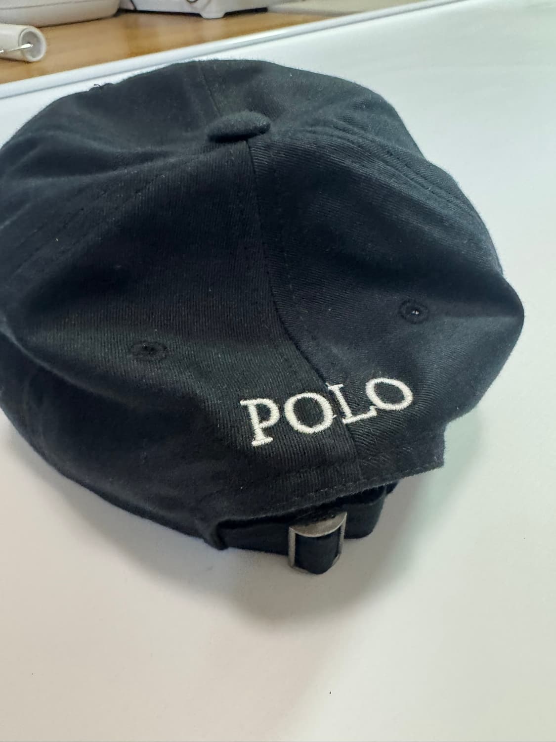 (새택)폴로 블랙 볼캡 모자 상품이미지2