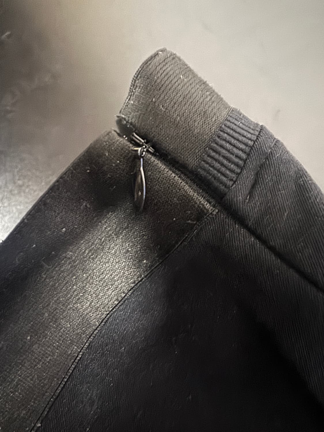 여성 한섬 마인 옆 지퍼 이태리 나일론 밴딩 면바지 블랙 상품이미지8