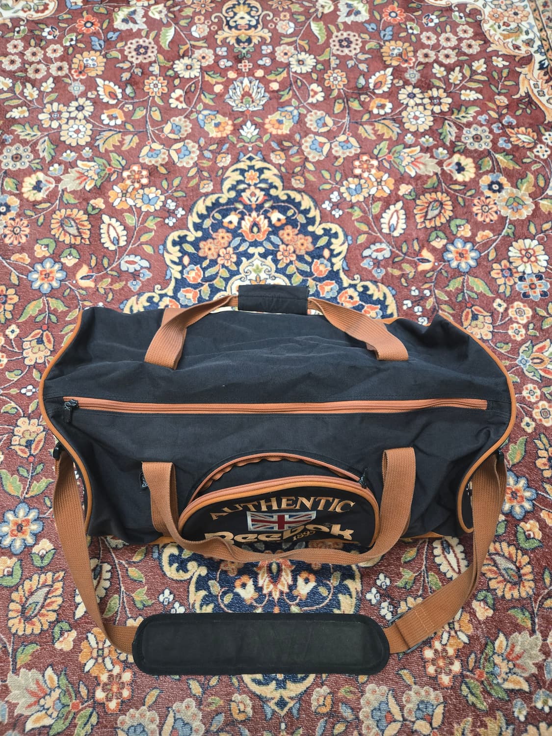 90s 빈티지 리복 REEBOK 로고 더플백 (더블 라인) 상품이미지3