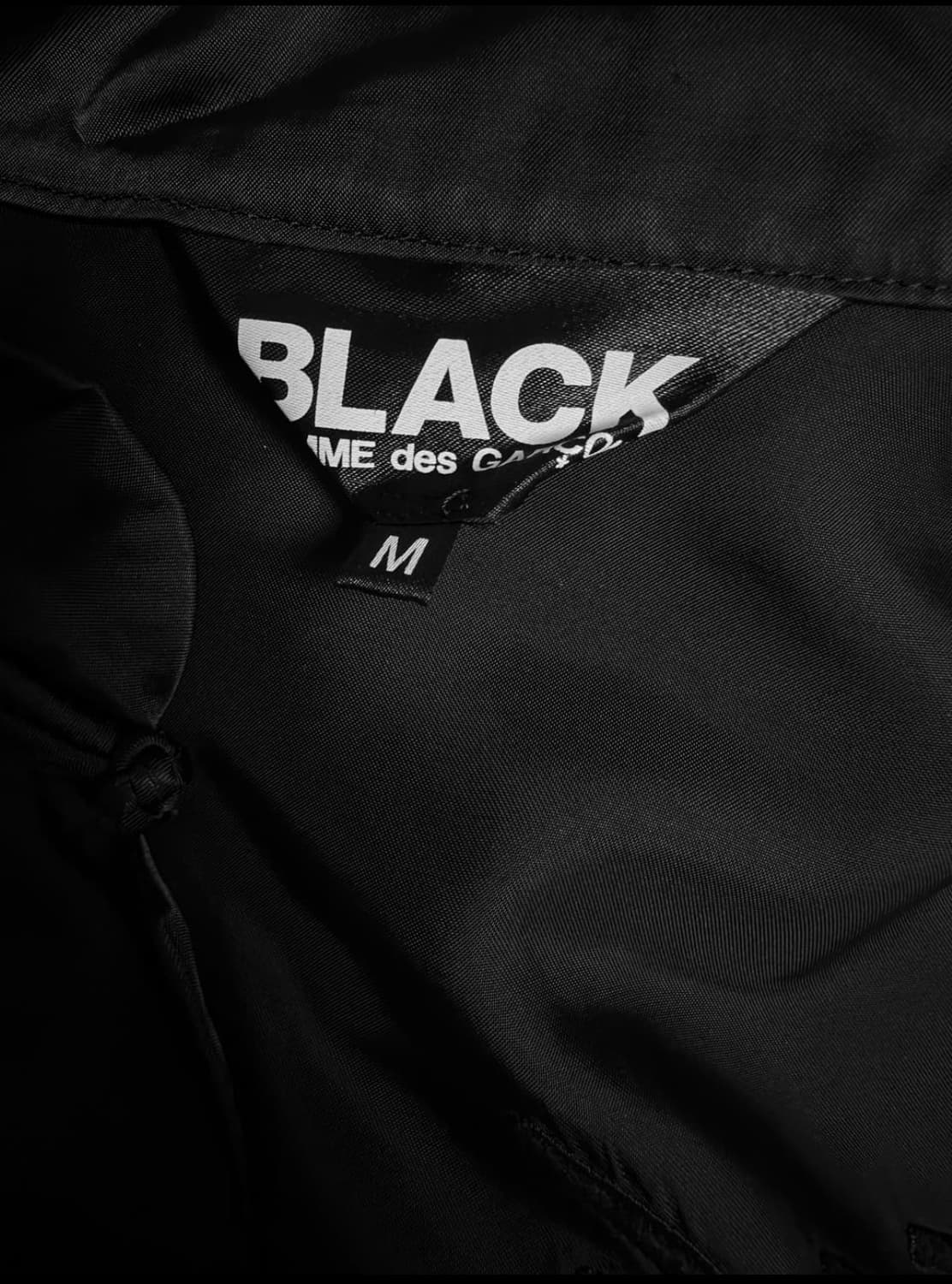 꼼데가르송 블랙 차이나 셔츠 m 상품이미지6