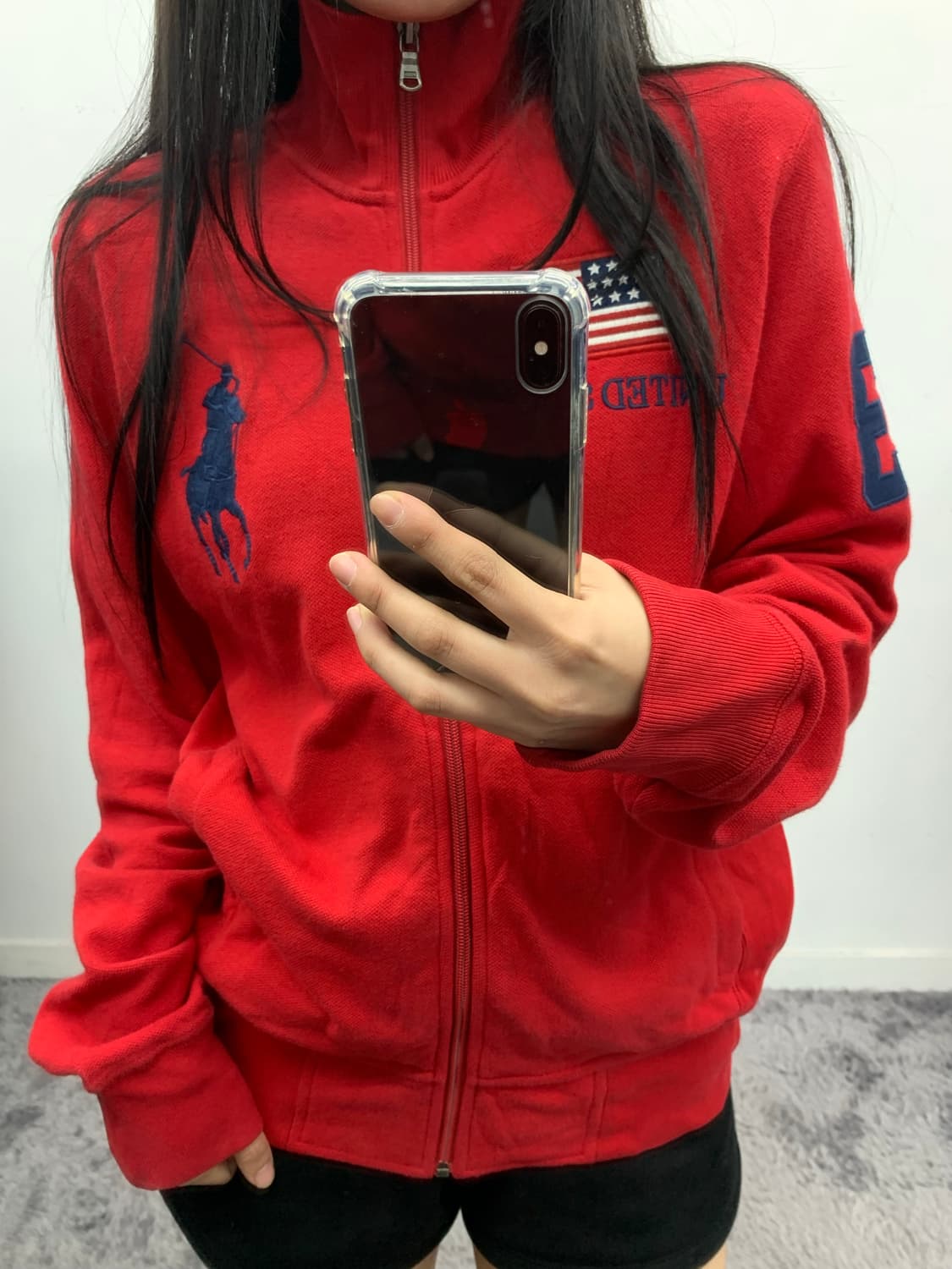 폴로 빅포니 usa 성조기 집업 (황금사이즈) 상품이미지1