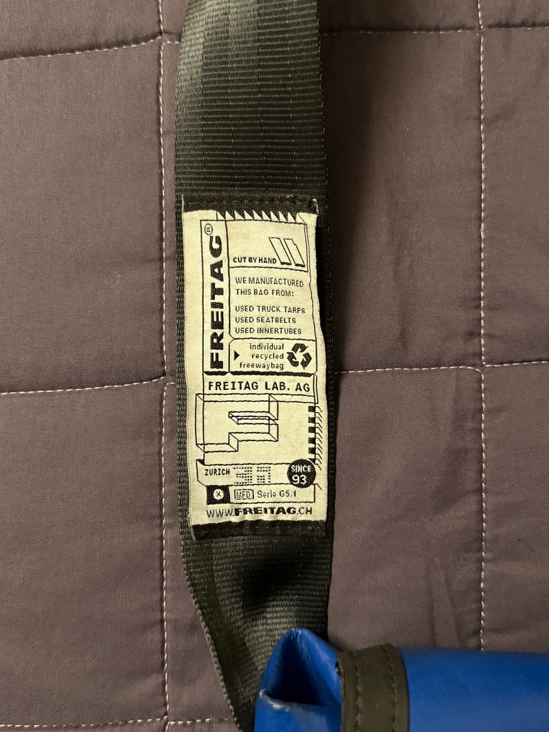 프라이탁 라씨 올블루 clean damm 상품이미지4