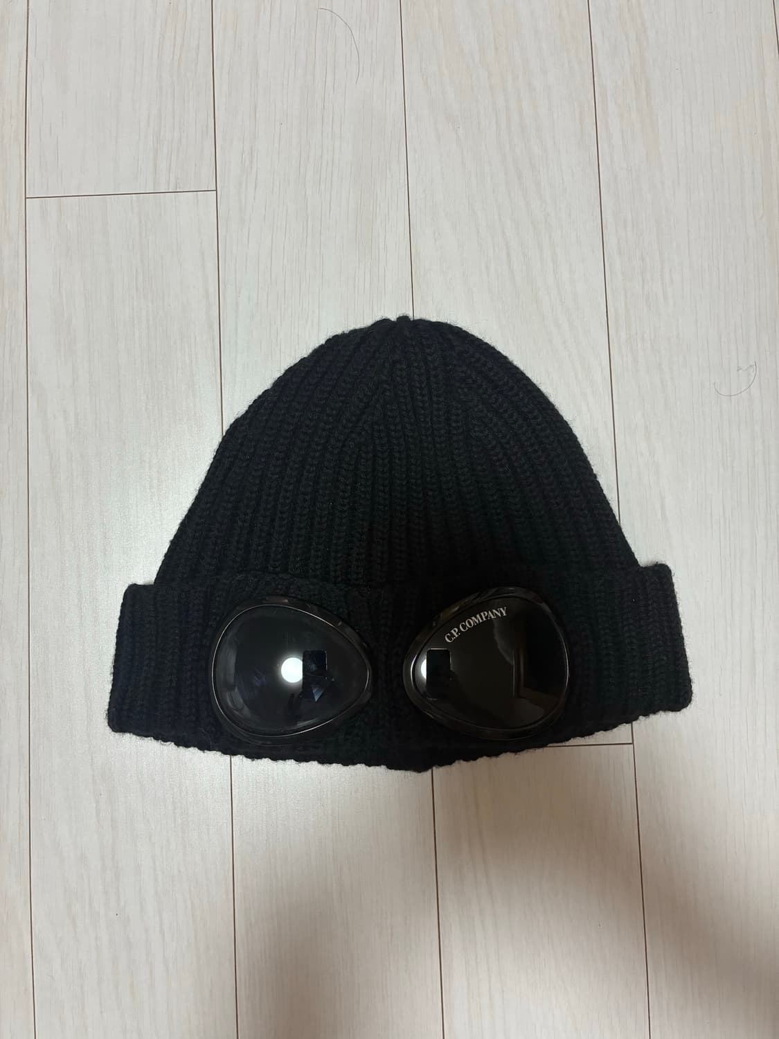 CP 컴퍼니 엑스트라 파인 메리노 울 고글 비니 블랙 상품이미지5