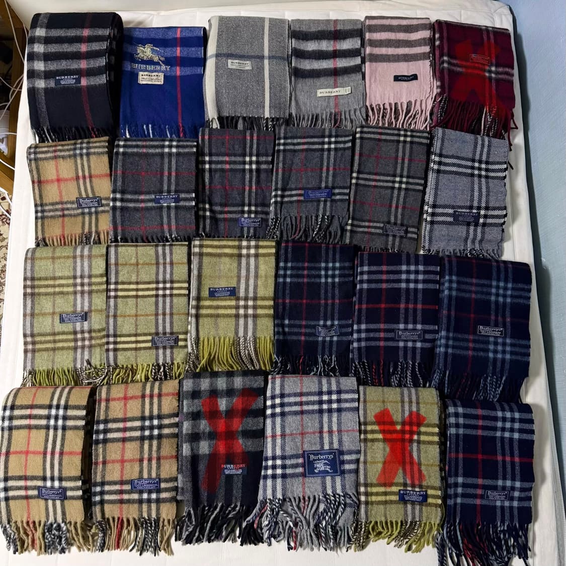 버버리 정품 체크 머플러 목도리 공용 상품이미지1