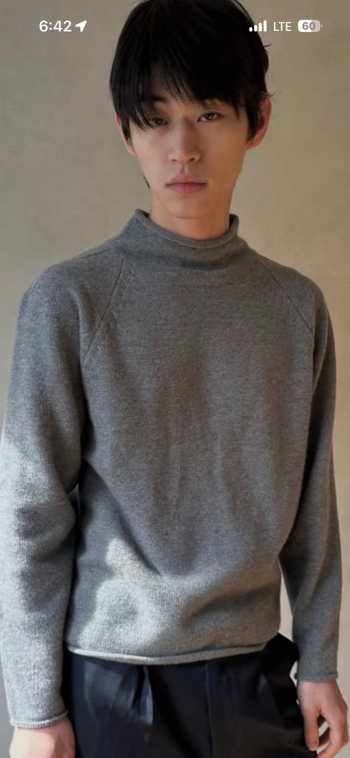강정석 roll neck 니트 48사이즈 상품이미지5