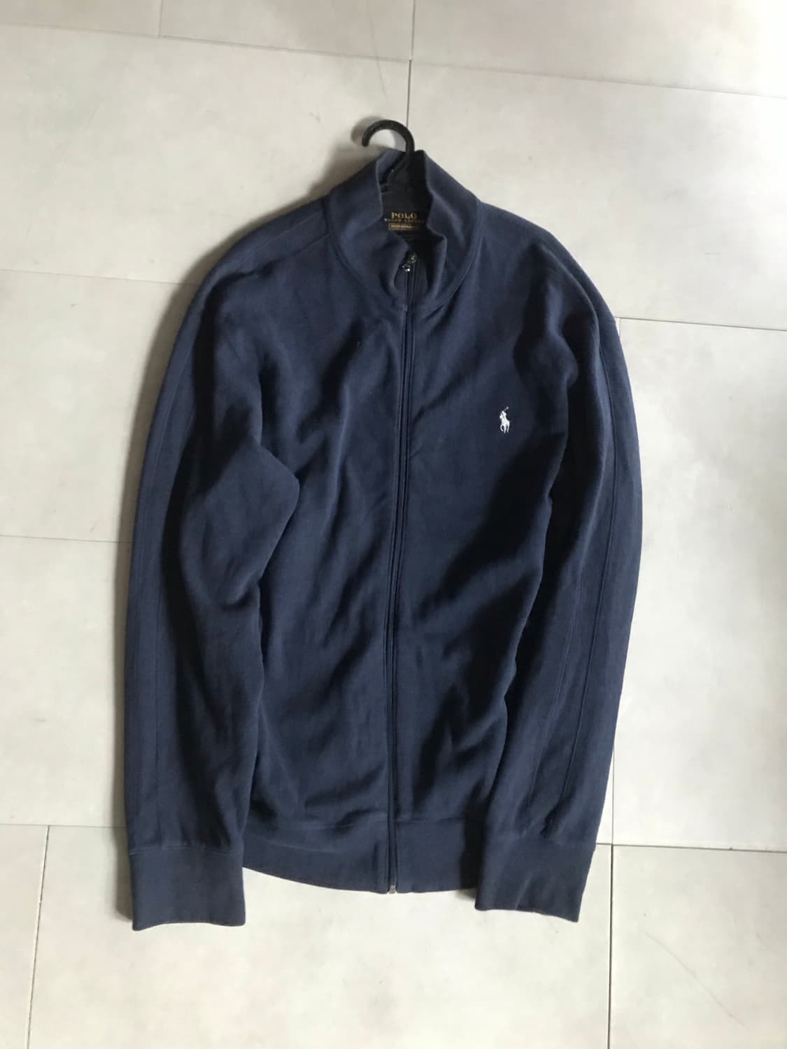 폴로 네이비 오버핏 면집업 상품이미지7