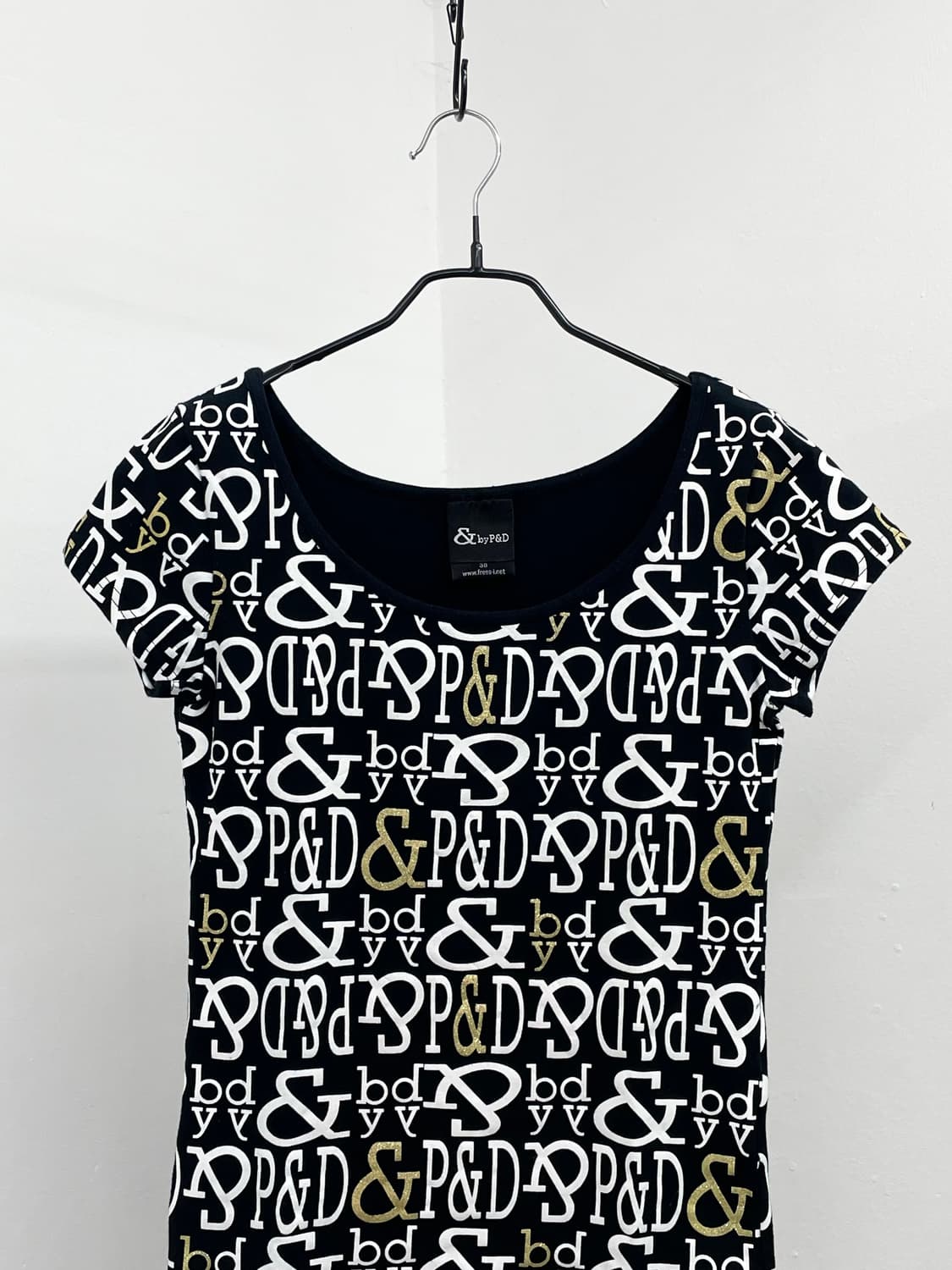 핑키앤다이안 갸루 레터링 탑 상품이미지6