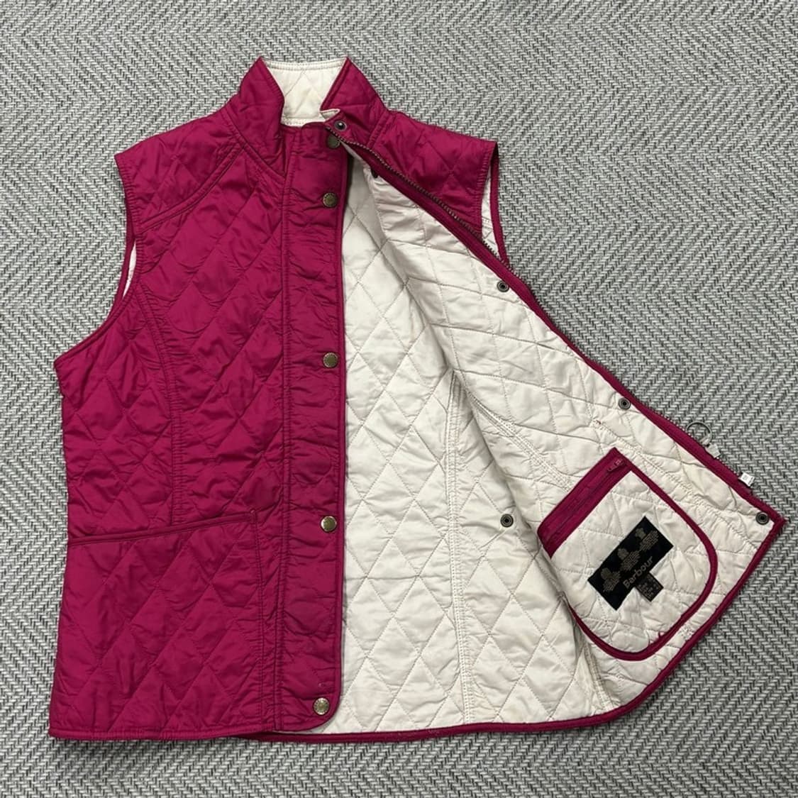 바버 퀄팅 베스트v0364 상품이미지5