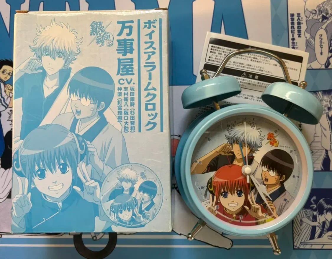 은혼 해결사 요로즈야 보이스 알람 탁상 시계 상품이미지1