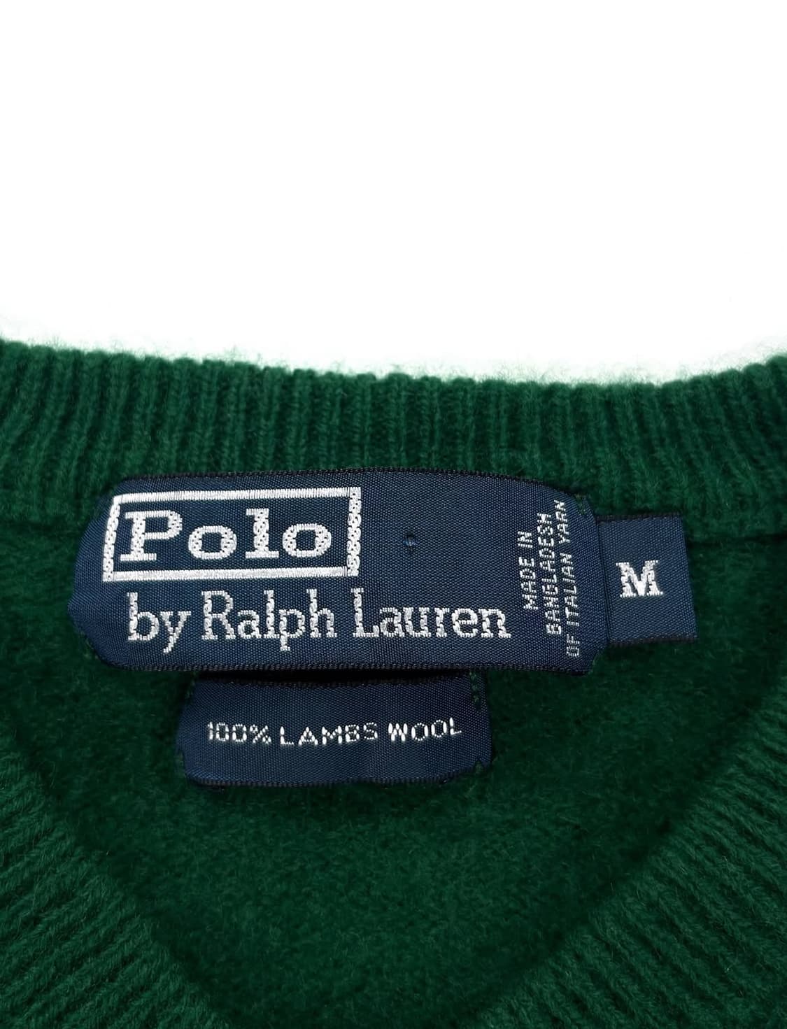 폴로 랄프로렌 램스 울 여성 브이넥 니트  상품이미지4