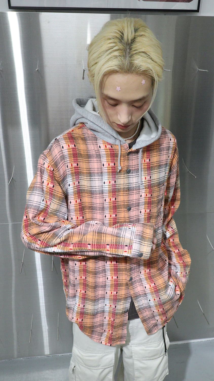 슈프림 Supreme Hooded Jacquard Shirt 상품이미지1