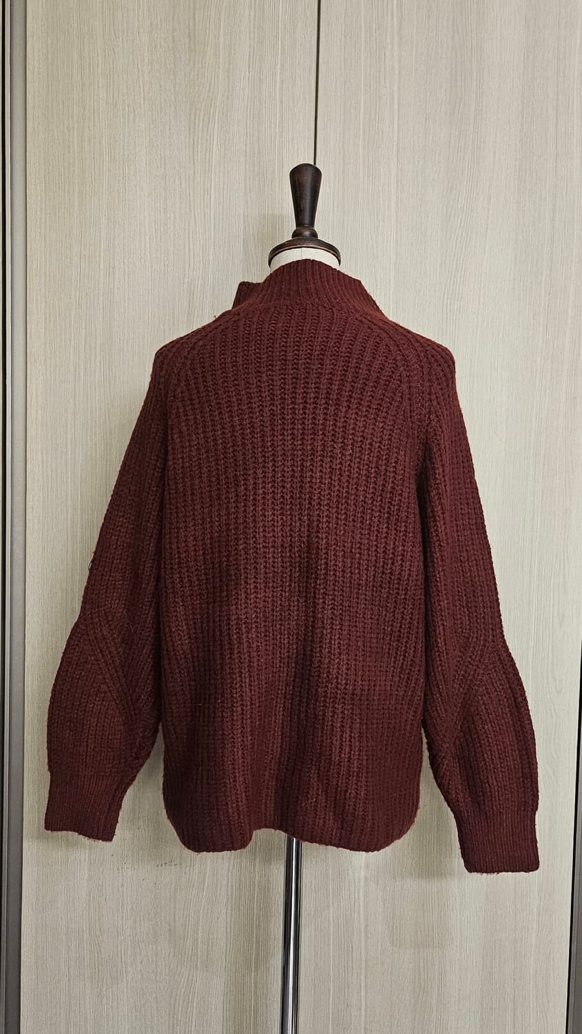 지오송지오 분위기미친 와이드소매 브릭와인 니트 95 상품이미지6