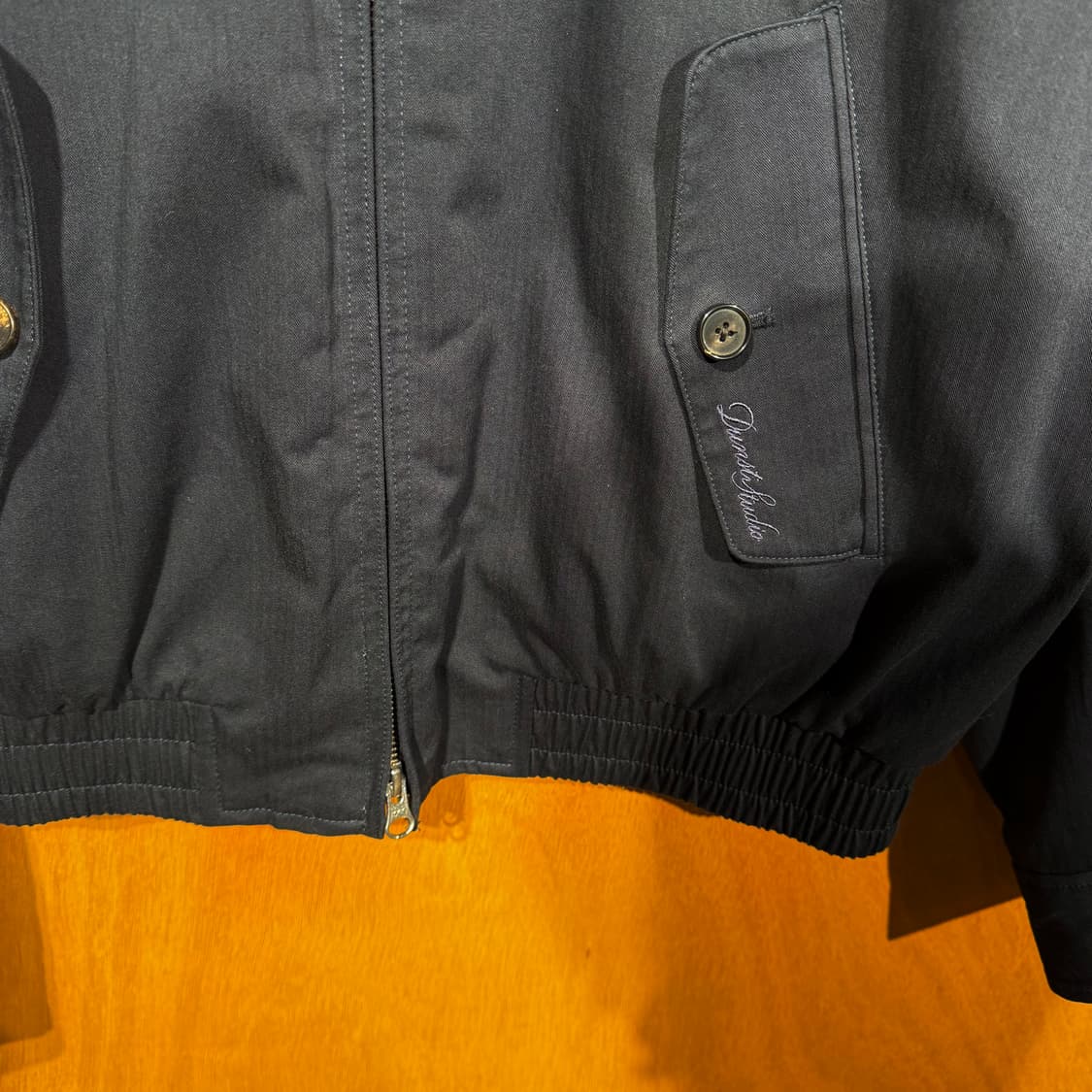 던스트 코튼 헤링턴 자켓 M 블루종 상품이미지3