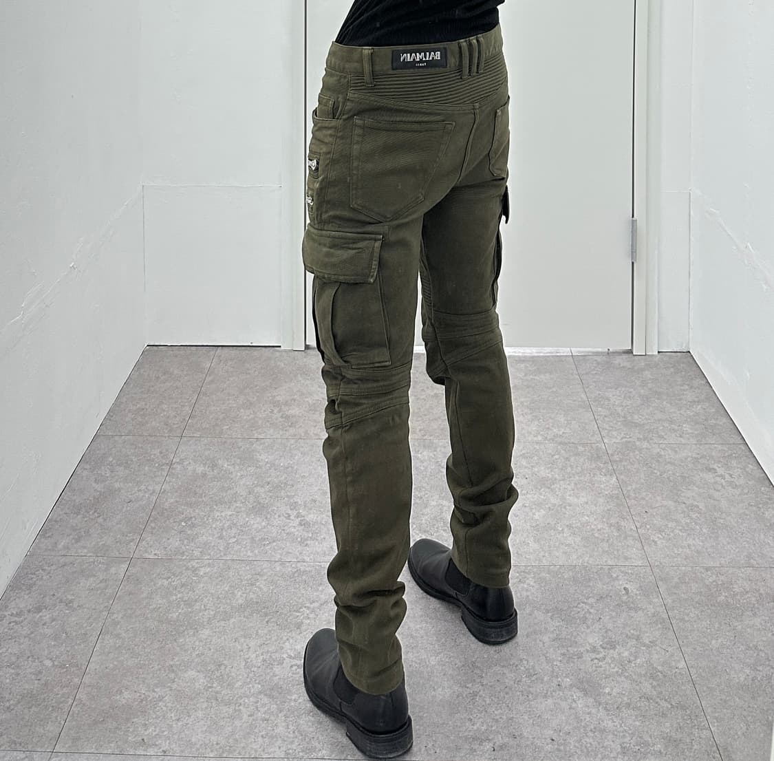 Balmain Multi-Zip Biker Jeans 상품이미지9