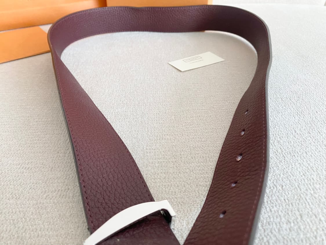 루이비통 LV 이니셜 벨트 리버서블 양면 벨트 90 사이즈 상품이미지7