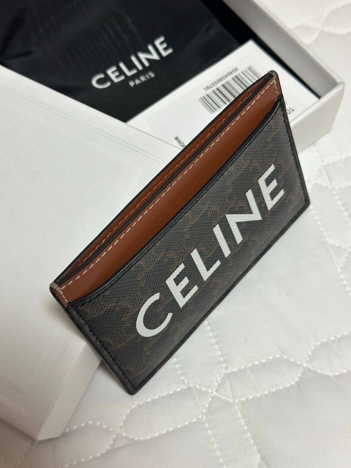 셀린느 트리옹프 캔버스 카드지갑 상품이미지2