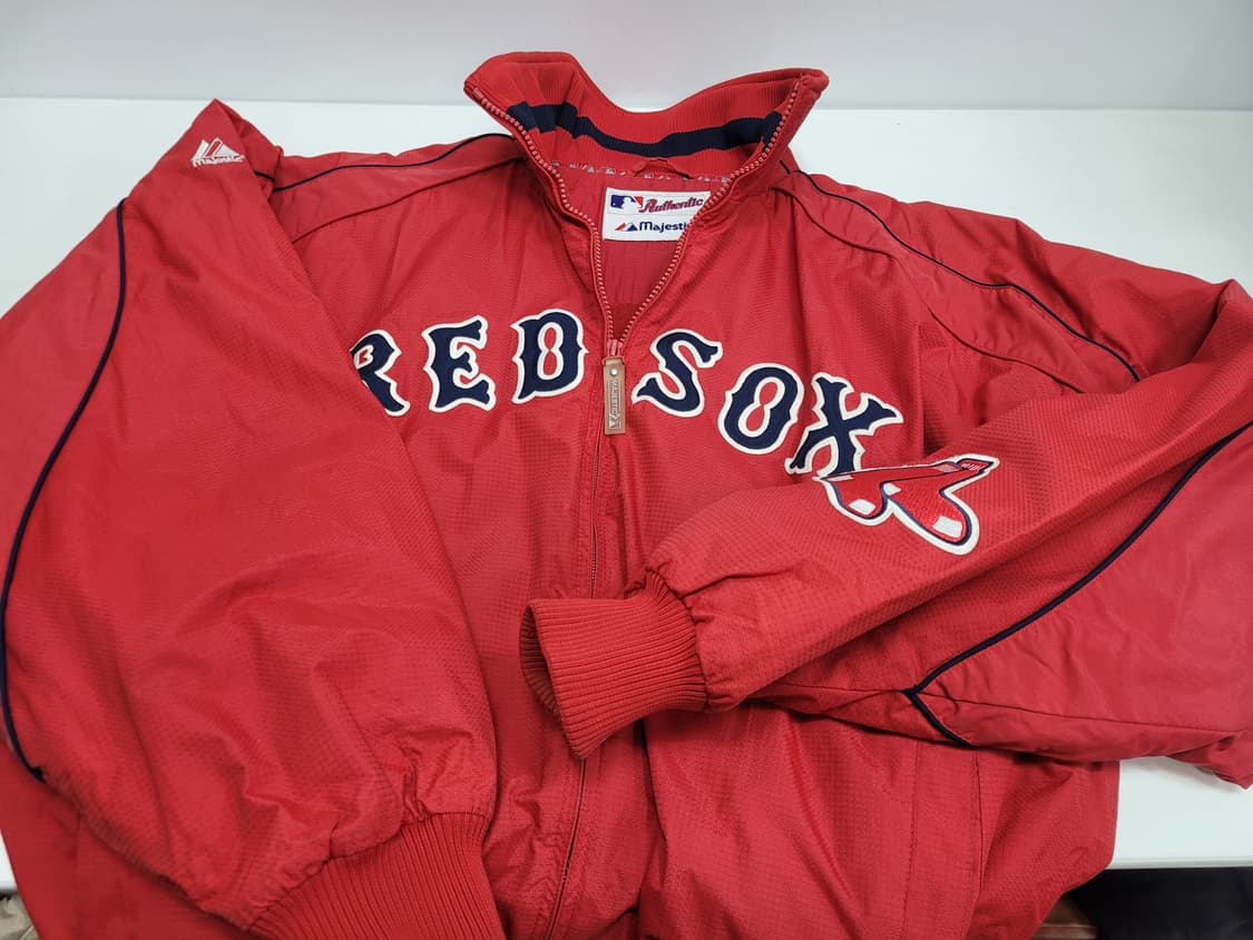 마제스틱 MLB 보스턴 레드삭스 덕아웃 선수용 자켓  상품이미지3