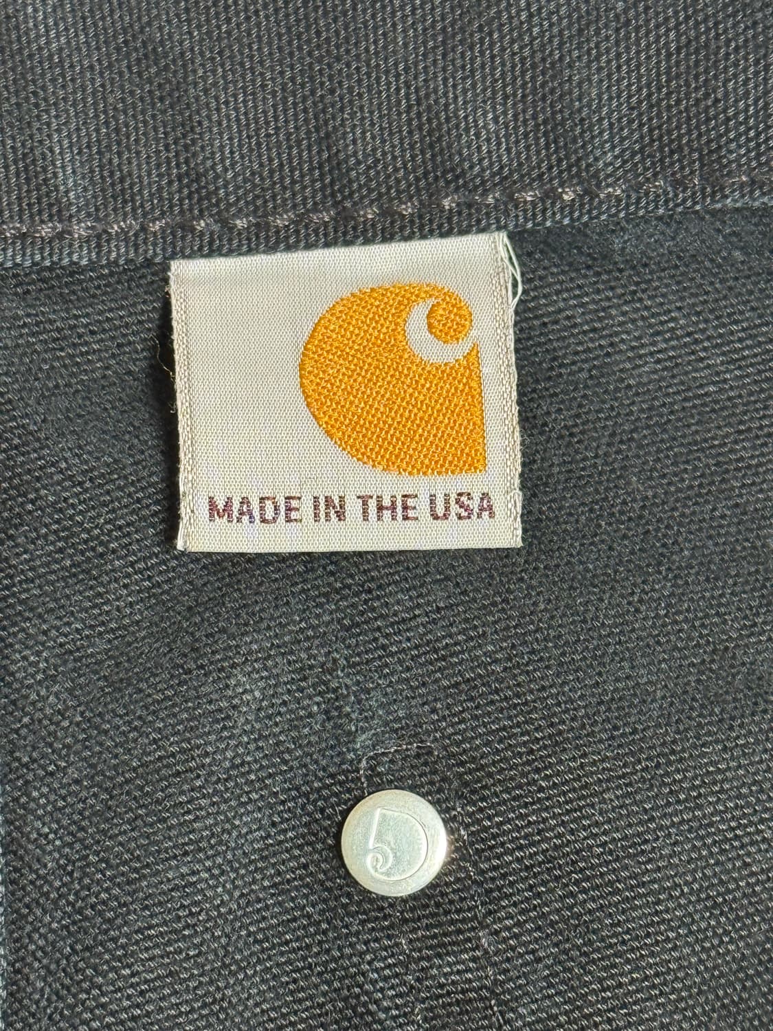 빈티지 칼하트 B01 더블니 블랙 BLK 33x32 상품이미지4