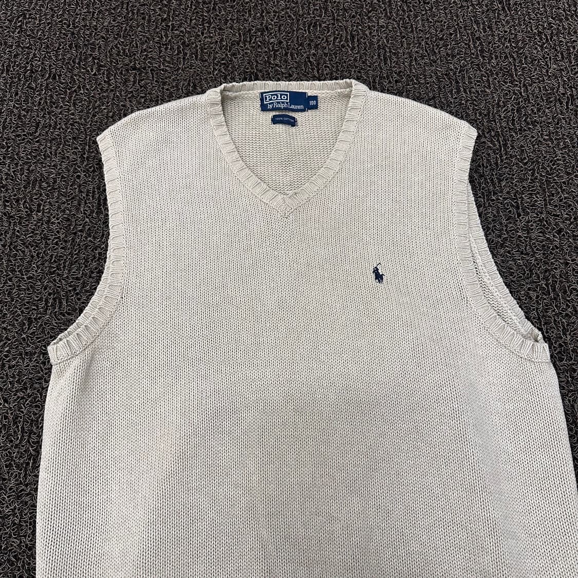 POLO 폴로 랄프로렌 니트 조끼 베스트 아이보리 100(L) 상품이미지2