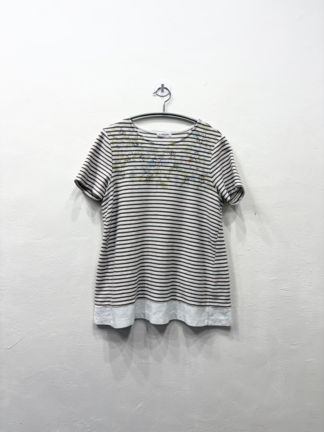 simple life 반팔탑 상품이미지1