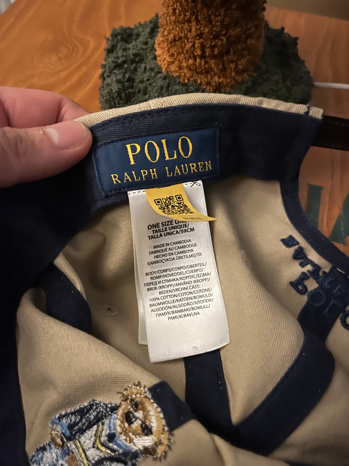 폴로 베어 볼캡 베이지 상품이미지4