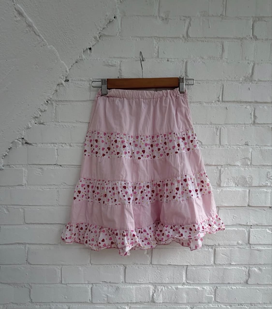 #8 Heart pattern Spangle Skirt 상품이미지1