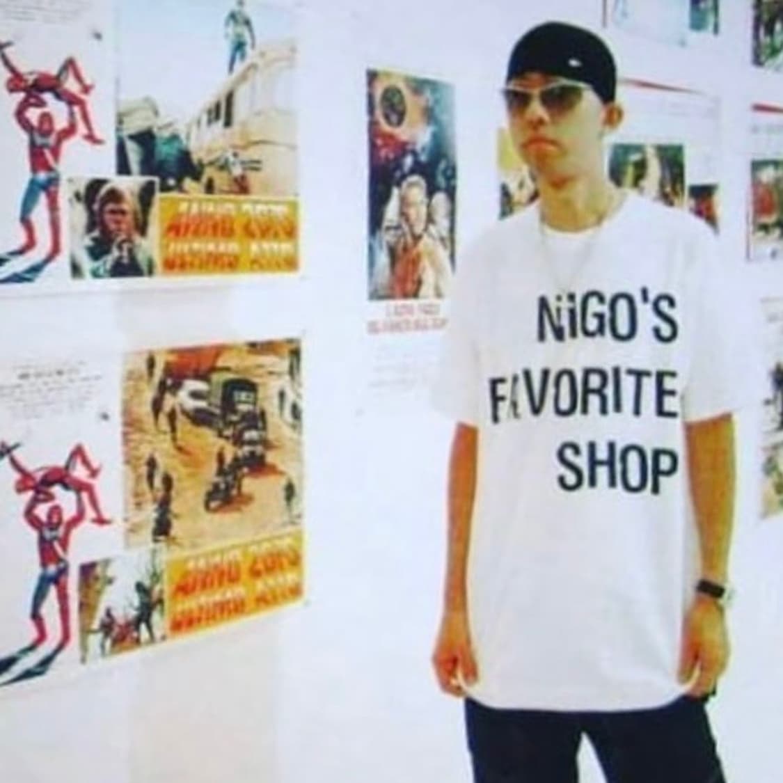 00's BAPE Nigo's Favorite Shop 슬로건 티셔츠 상품이미지1