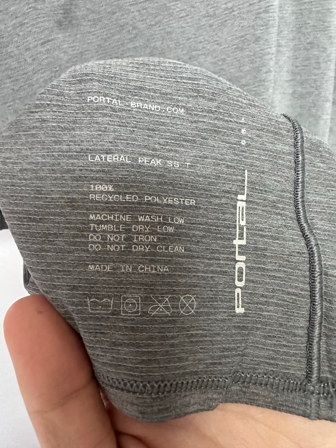 Portal 레터널 피크 티셔츠 s 상품이미지4