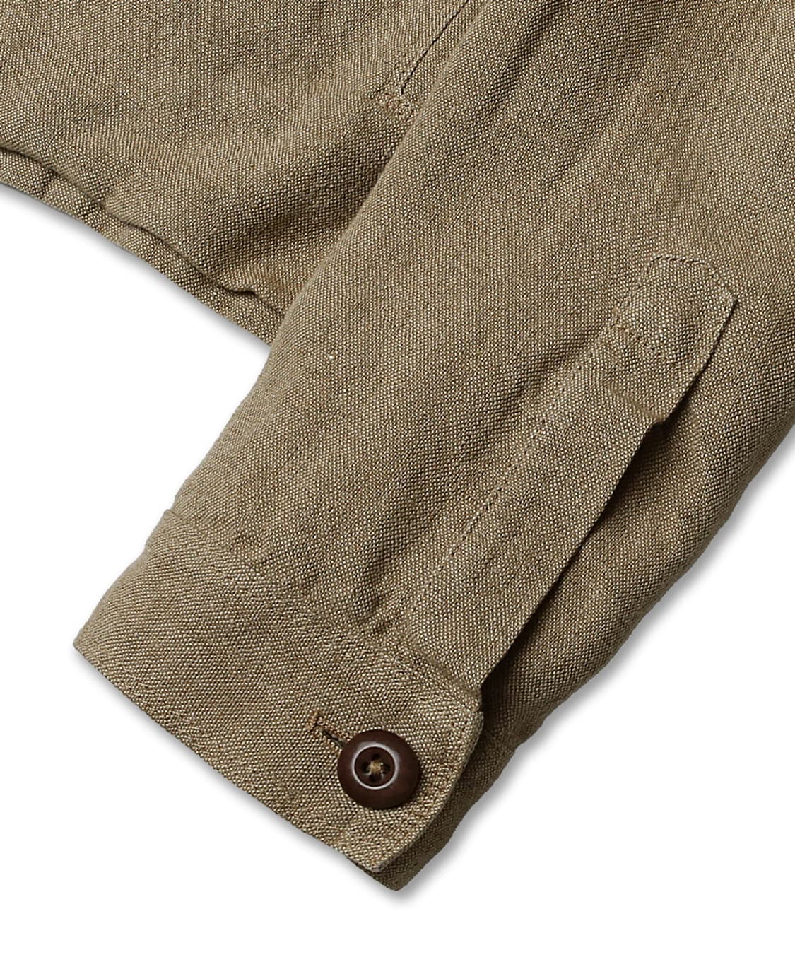 몬테도로 [Montedoro] 리노 린넨 이태리 슬로웨어 트러커 자켓 상품이미지5