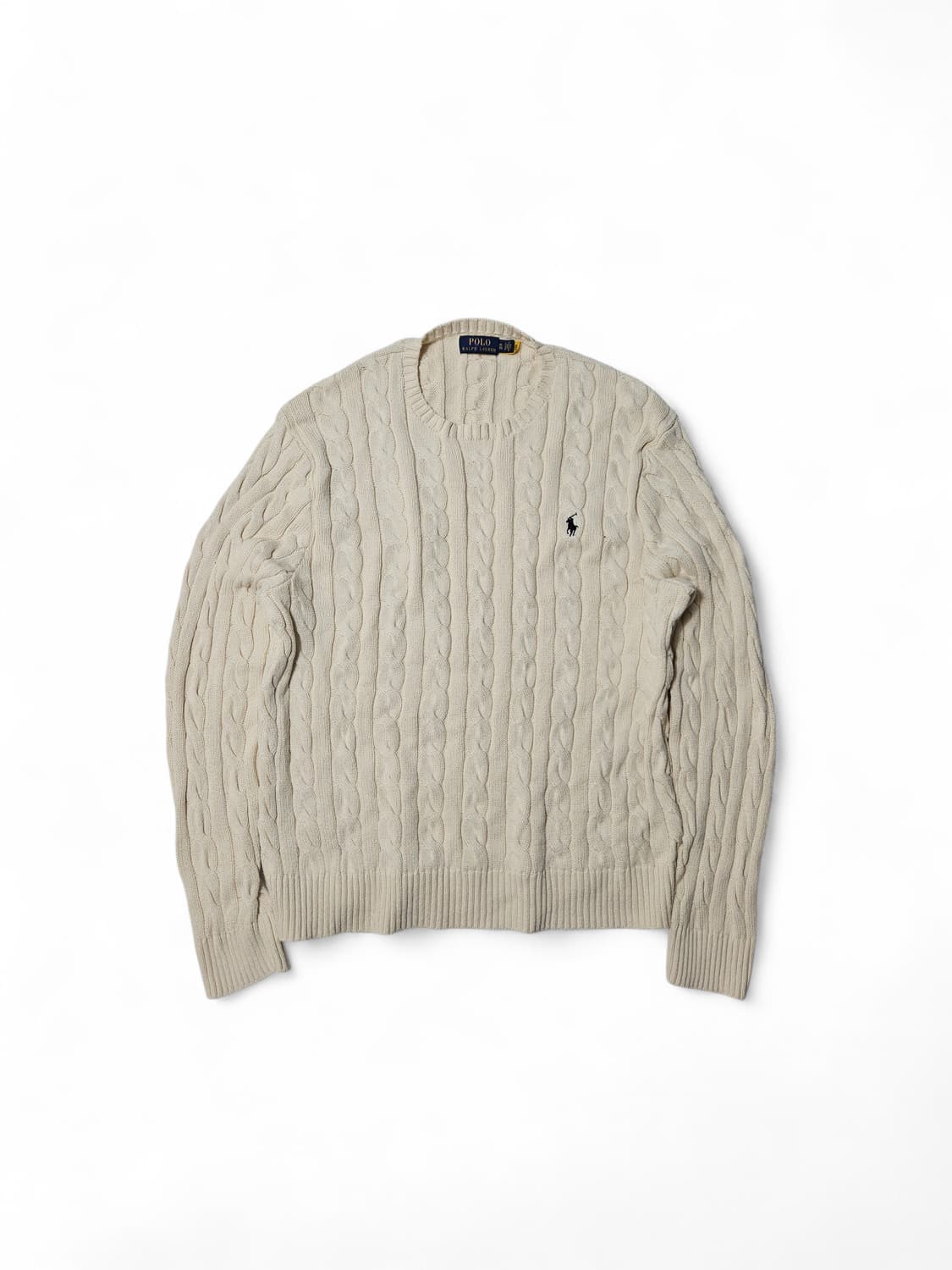폴로 랄프로렌 꽈배기 니트 케이블 XL 신형QR 상품이미지1