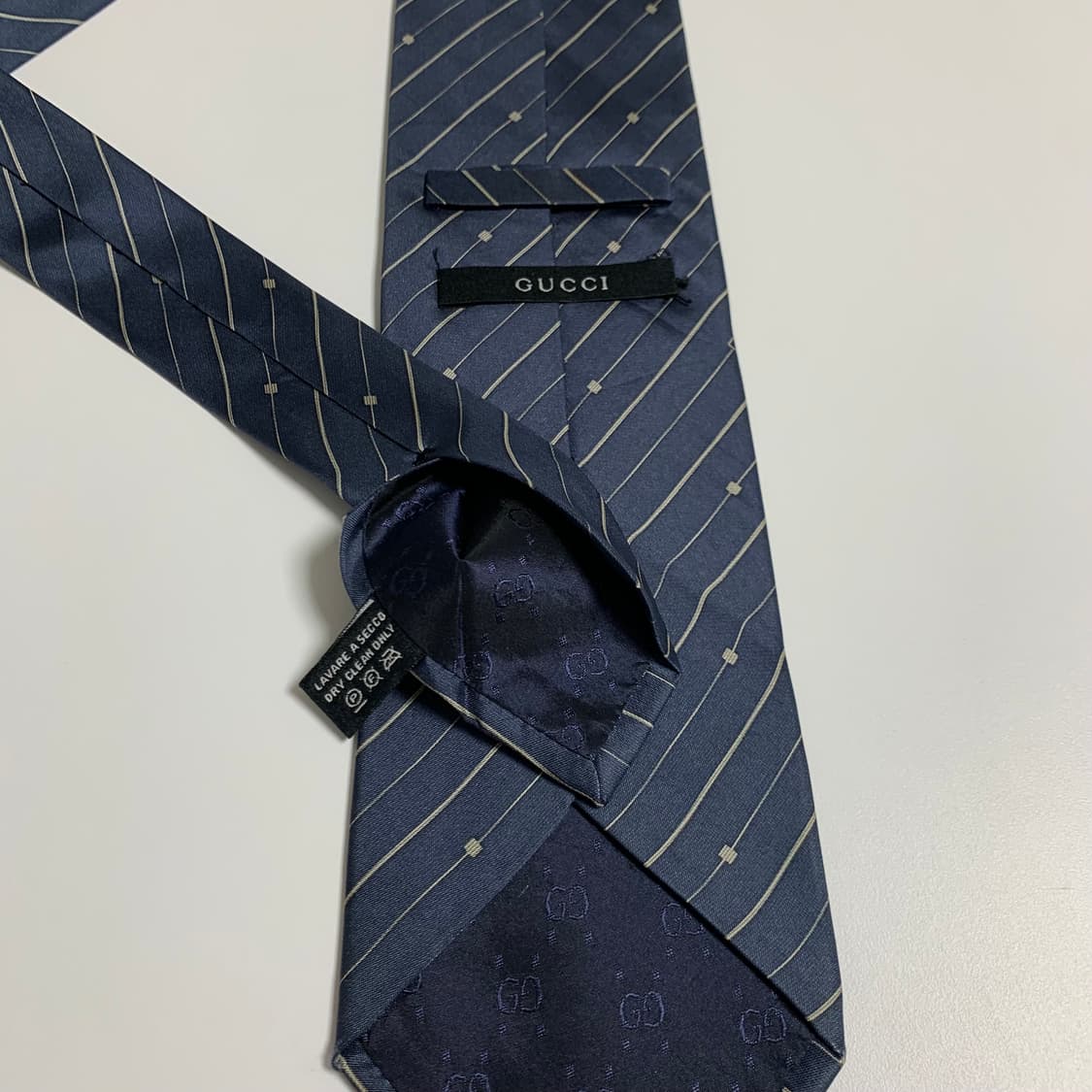 구찌(GUCCI) 스트라이프 명품 빈티지넥타이 100실크 A등급 상품이미지7