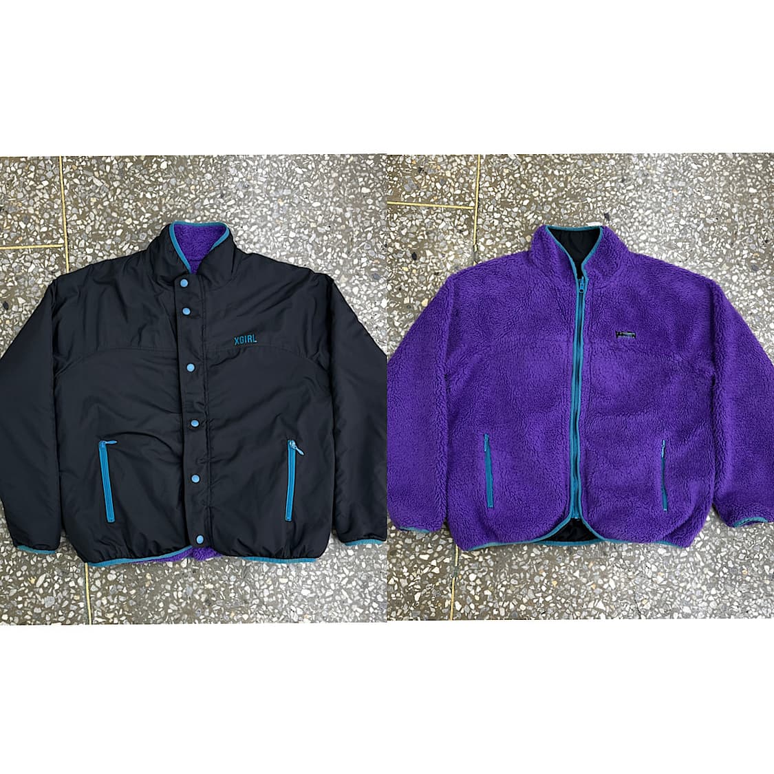 엑스걸 리버시블 글리세이드 후리스 자켓 F 상품이미지1