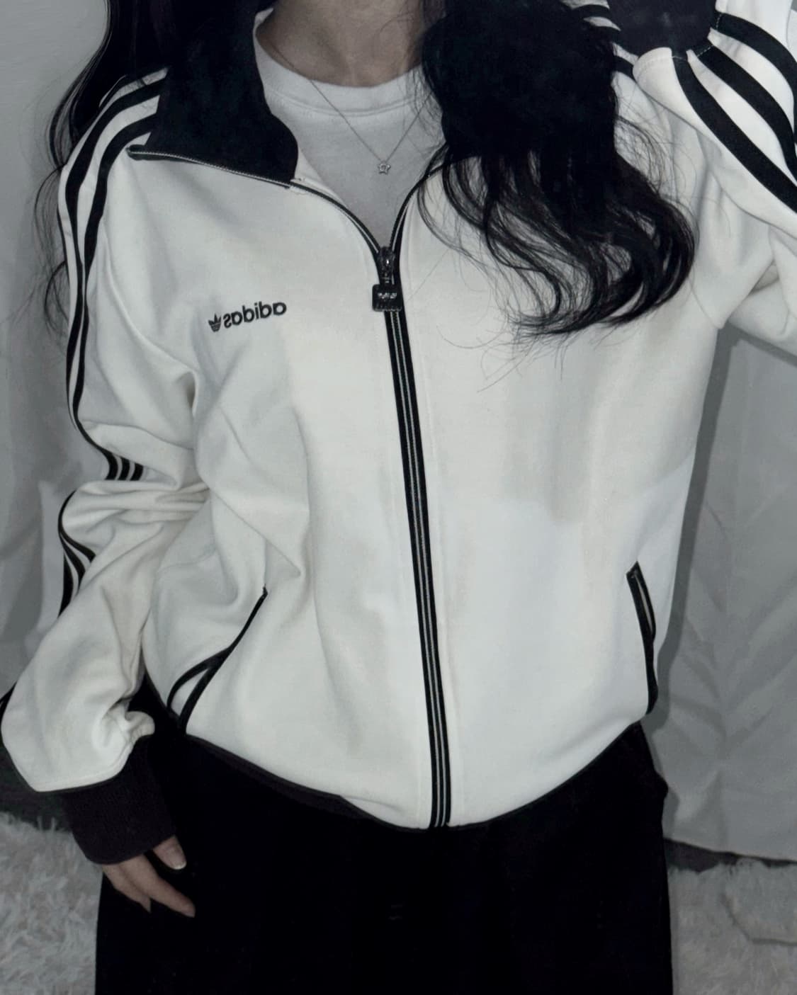 🐰아디다스 화이트 베켄바우어 스펠아웃 트랙탑🤍 상품이미지1