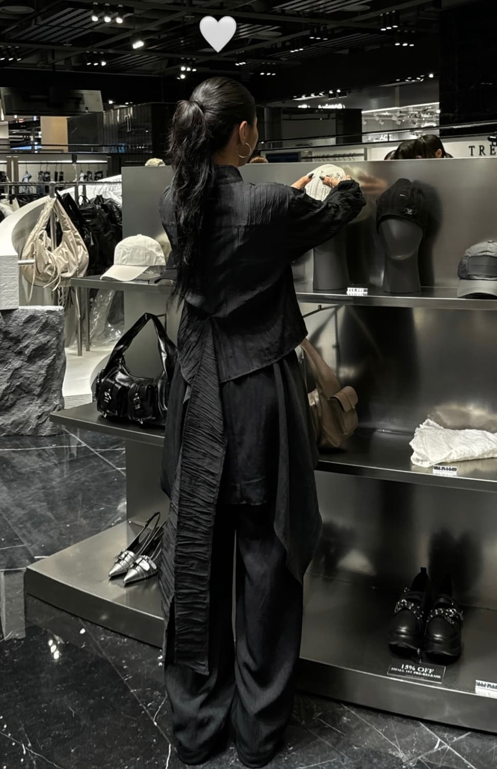 트리밍버드 Crinkle Back Tie Set-up Shirt 상품이미지2