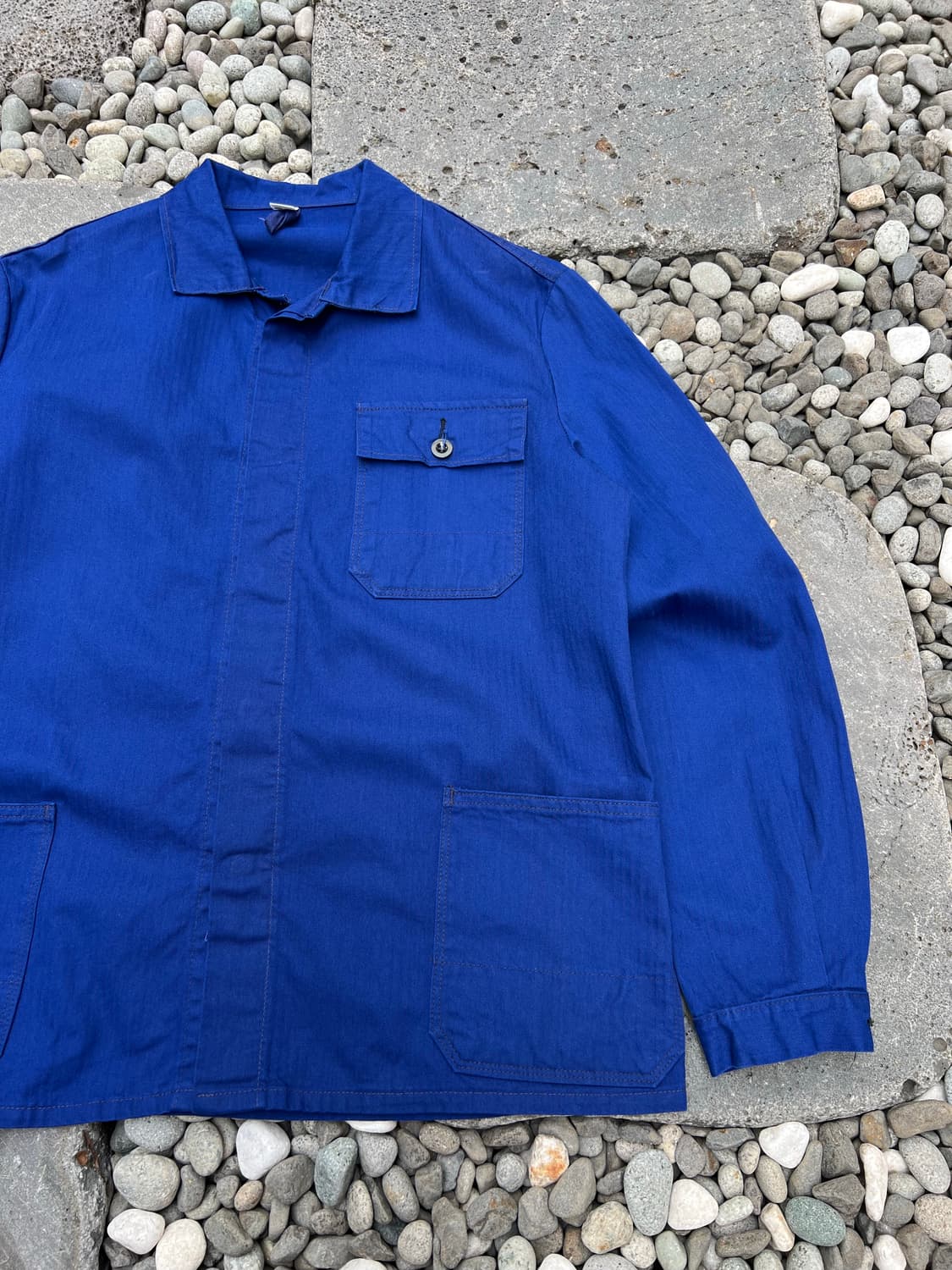 (DEADSTOCK)OLD VINTAGE HBT 헤링본트윌 프렌치워크자켓 상품이미지5