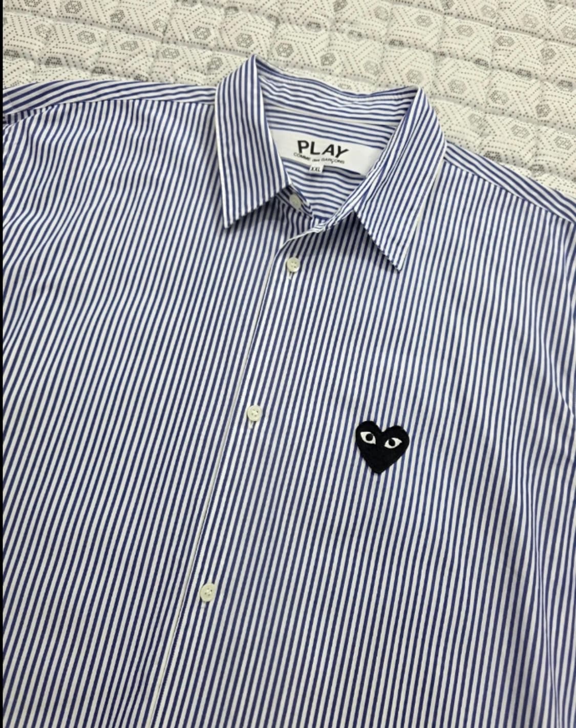 꼼데가르송 플레이 스트라이프 셔츠 110 상품이미지2