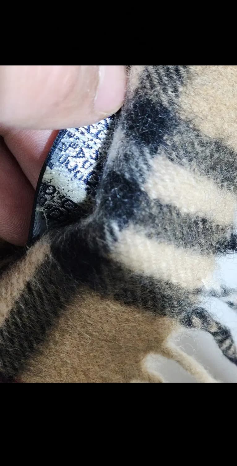 (정품) 버버리 캐시미어 목도리 노바체크 머플러 영국판  상품이미지5