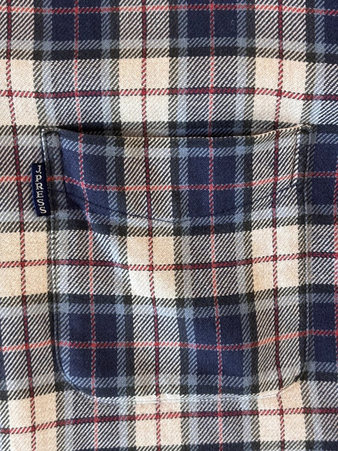 Vintage J.Press Check Shirt 상품이미지5