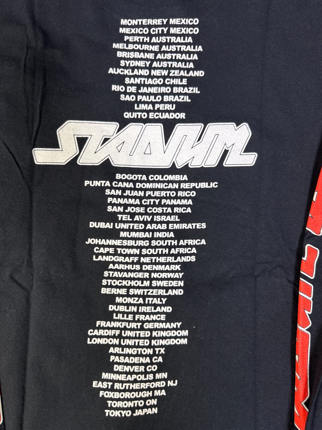 빈티지 저스틴비버 퍼포스 더스타디움 투어 롱슬리브 L 상품이미지6