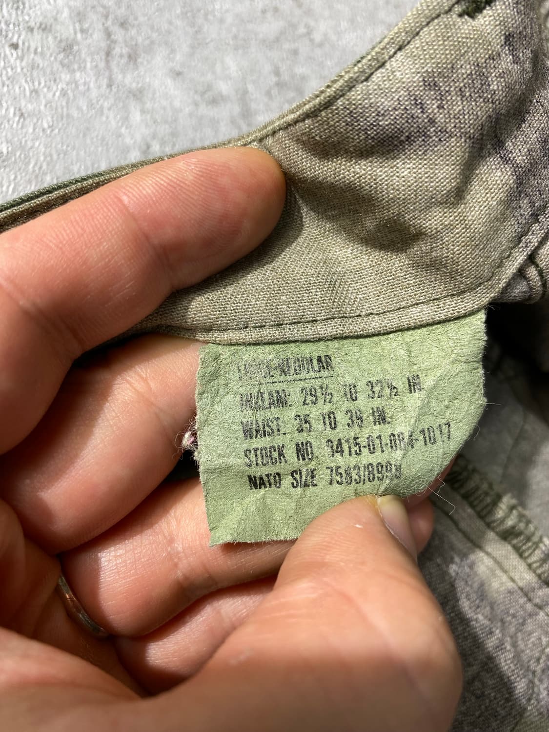 [L] 80s U.S.ARMY 미군 우드랜드 BDU 카고팬츠 상품이미지8