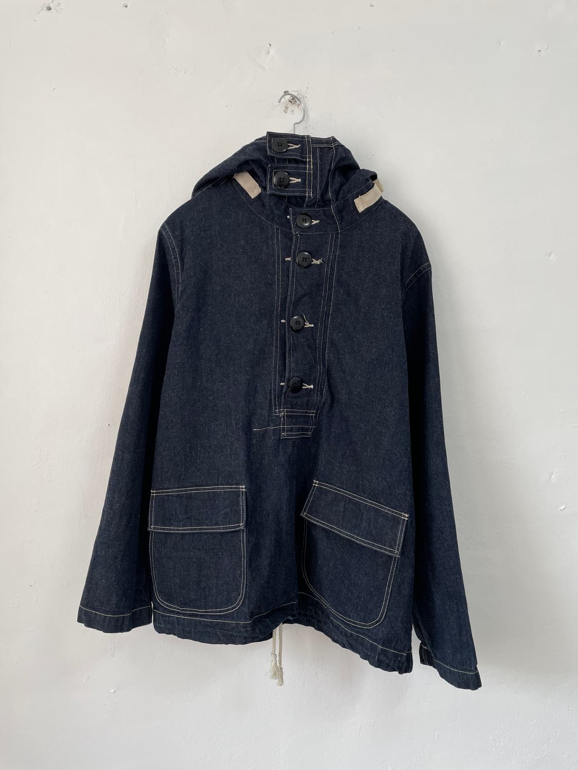 WORK HANDS X BEAMS 데님 후드 자켓 M 상품이미지1