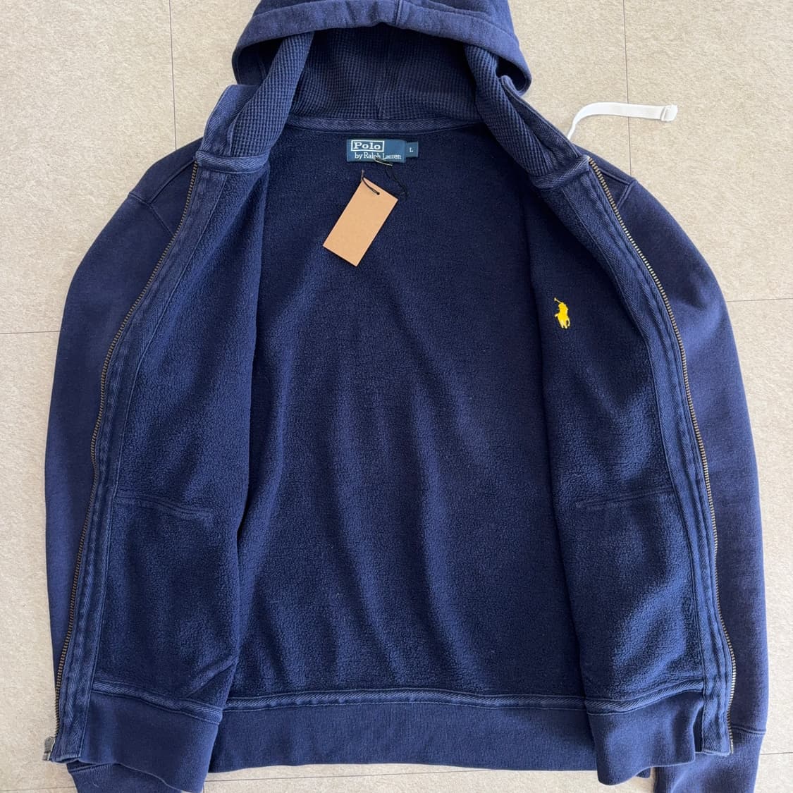 폴로 랄프로렌 써멀 후드 집업 상품이미지3