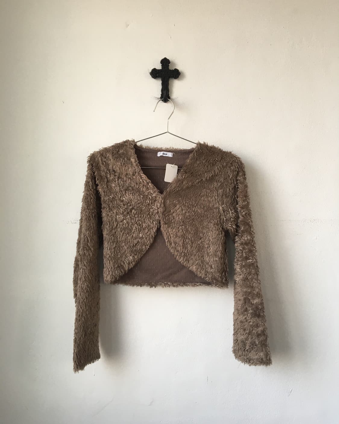 Fake fur bolero jacket 상품이미지2